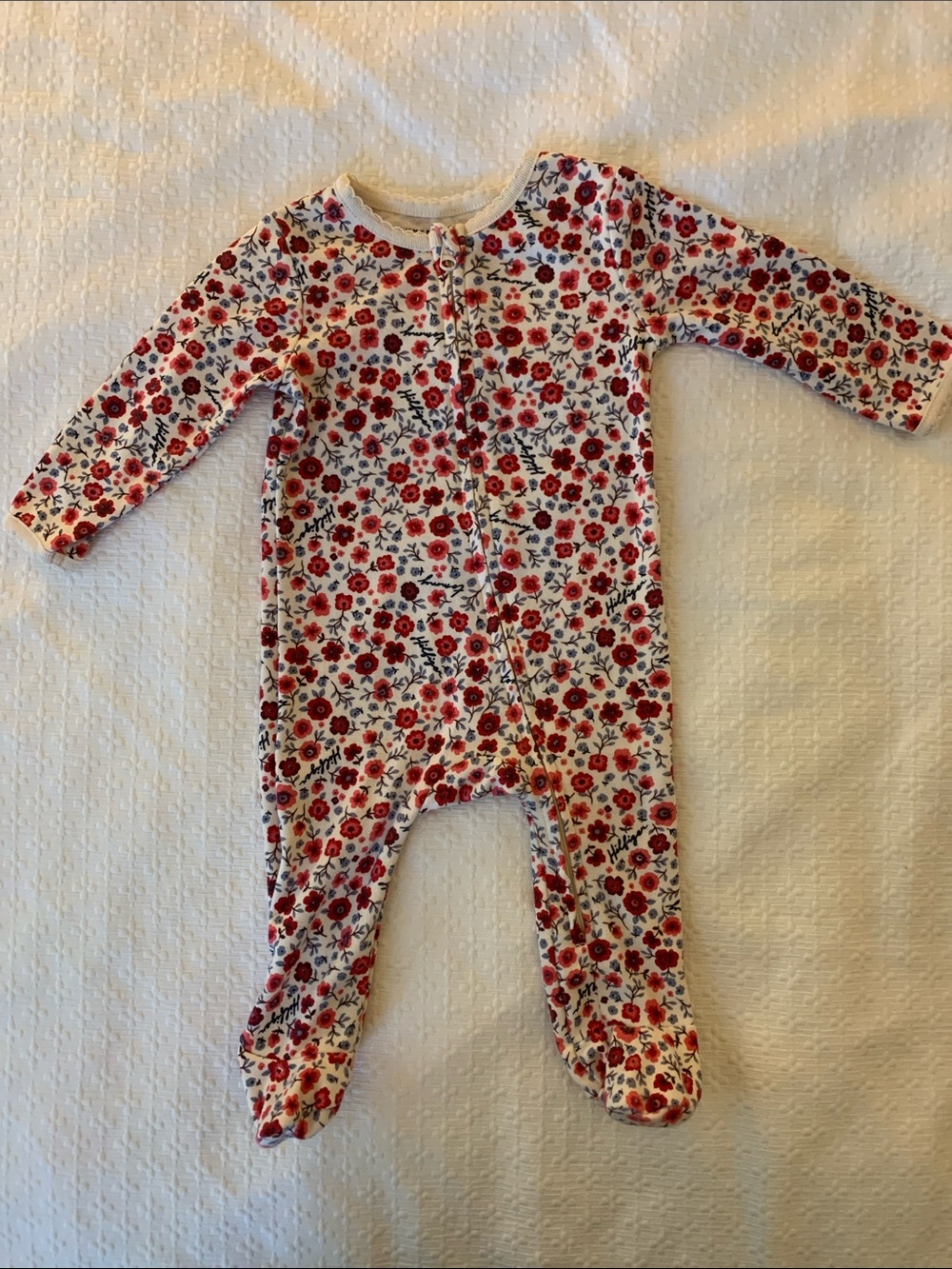 Tommy Hilfiger footed pajamas